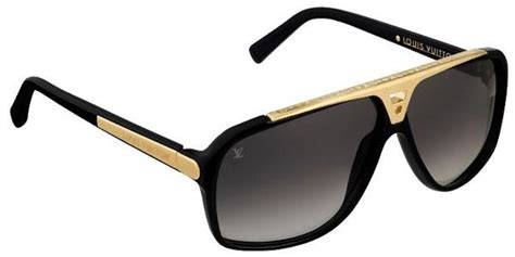 louis vuitton herren sonnenbrille schwarz gold